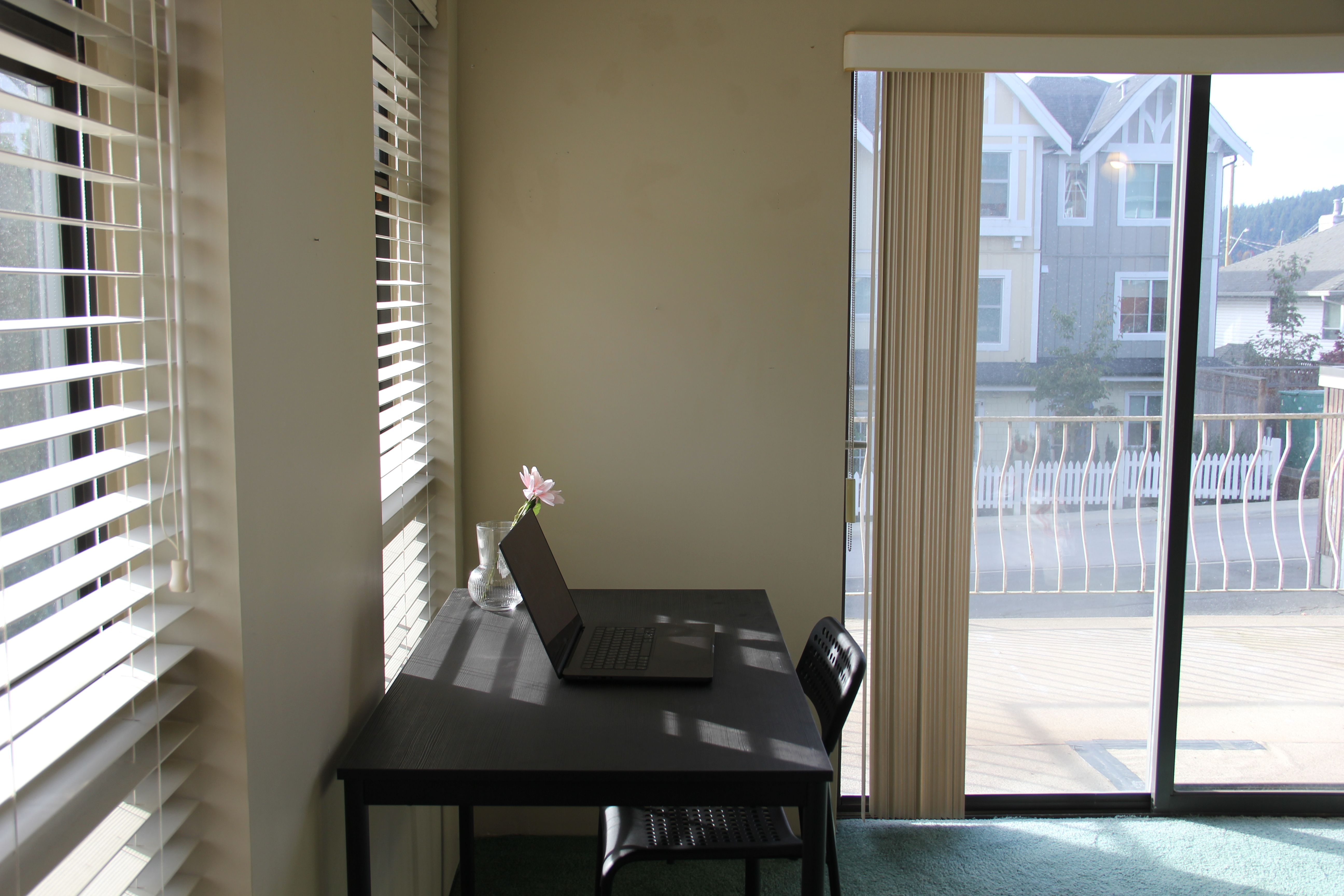 Furnished Room 6 with Balcony for 1-2 People in Burquitlam